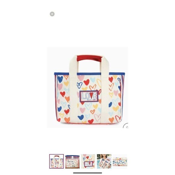 ❤️Brighton Red White & You Mini Tote - Picture 2 of 10